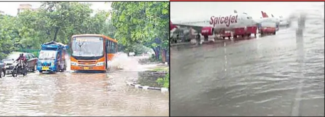 ବର୍ଷାରେ ଉବୁଟୁବୁ ଦିଲ୍ଲୀ: ୪୬ ବର୍ଷର ରେକର୍ଡ ଭାଙ୍ଗିଲା