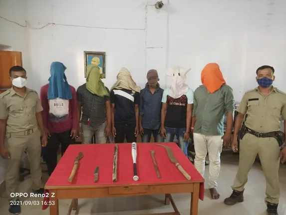 ଜାତୀୟ ରାଜପଥରେ ଲୁଟ ଉଦ୍ୟମ ବେଳେ ୬ ଗିରଫ, ମାରଣାସ୍ତ୍ର ଜବତ