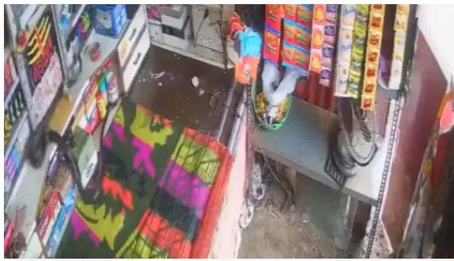 ମୃତ୍ୟୁମୁଖରୁ ଅଳ୍ପକେ ବଞ୍ଚିଗଲେ ଦୋ‌କାନୀ: ଭିଡିଓ ଦେଖନ୍ତୁ