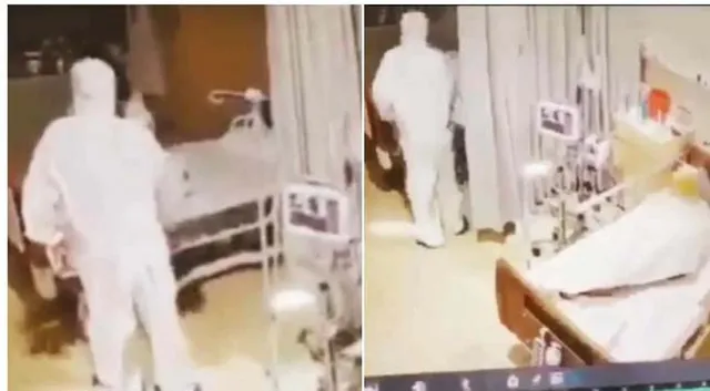 ଡାକ୍ତରଙ୍କୁ ଦେଖି ଭୂତଭୂତ ବୋଲି ଡାକ ଛାଡ଼ିଲେ ରୋଗୀ: ଭିଡିଓ ଦେଖି ଆପଣ ବି ହସିବାକୁ ଲାଗିବେ