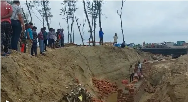 ଓଡ଼ିଶା-ପଶ୍ଚିମବଙ୍ଗ ସୀମା ବିବାଦ: ପଛଘୁଞ୍ଚା ଦେଲା ବଙ୍ଗ ପ୍ରଶାସନ, ବିବାଦୀୟ ସ୍ଥାନରୁ ବେଆଇନ ନିର୍ମାଣ ଭାଙ୍ଗିଲା