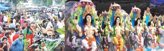 ଆଜି ବିରାଜିବେ ଦେବଶିଳ୍ପୀ ବିଶ୍ୱକର୍ମା: ଜମିଲା ମୂର୍ତ୍ତି ବିକ୍ରି