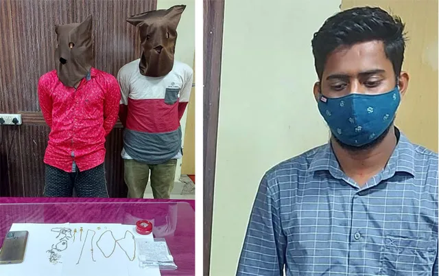 ଲୁଟ୍ ସୁନା ବନ୍ଧକ ରଖି ଲୁଟେରାଙ୍କ ମଉଜ; ଦୁଇ ଲୁଟେରା ଓ ସୁନା ଋଣ ସଂସ୍ଥା ଶାଖା ମୁଖ୍ୟ ଗିରଫ