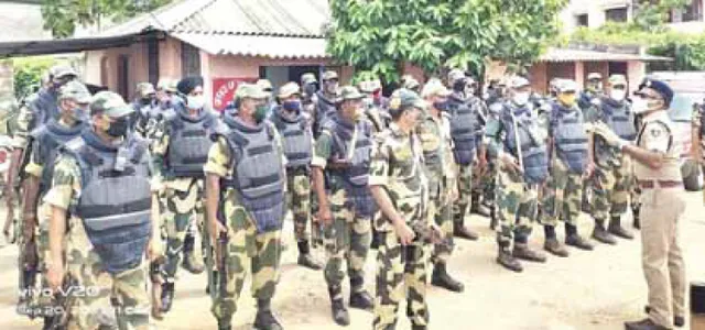 ପିପିଲି ଉପନିର୍ବାଚନ: ବିଏସ୍‌ଏଫ୍‌, ପୁଲିସର ଫ୍ଲାଗ୍‌ମାର୍ଚ୍ଚ