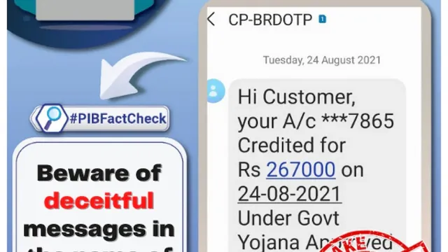 ସରକାରୀ ଯୋଜନା ନାଁରେ ଆପଣଙ୍କ ପାଖକୁ ଏଭଳି ମେସେଜ ଆସୁଥିଲେ ହୋଇଯାନ୍ତୁ ସତର୍କ