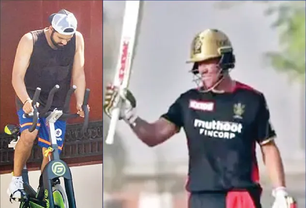 ଆର୍‌ସିବି ଅଭ୍ୟାସ ମ୍ୟାଚ୍‌ରେ ଡିଭିଲିୟର୍ସଙ୍କ ଛକା, ଚୌକା ବର୍ଷା