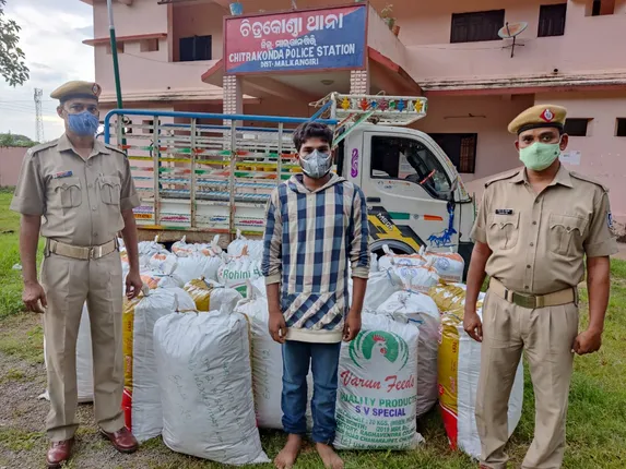 ବିପୁଳ ପରିମାଣର ଗଞ୍ଜେଇ ଜବତ, ଜଣେ ଗିରଫ