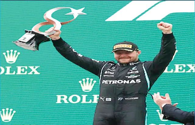 ତୁର୍କିସ୍‌ ଗ୍ରାଁ ପ୍ରି ଜିତିଲେ ବୋଟ୍ଟାସ