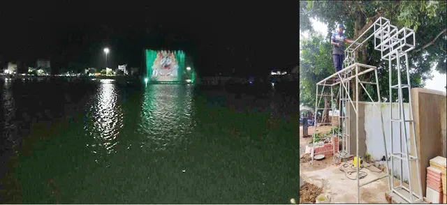 ଚଳଚଞ୍ଚଳ ହେବ ନରେନ୍ଦ୍ର ପୁଷ୍କରିଣୀ ୱାଟର୍‌ ଫାଉଣ୍ଟେନ୍‌: ଆରମ୍ଭ ହେଲା ଆନୁଷଙ୍ଗିକ ଭିତ୍ତିଭୂମି କାମ