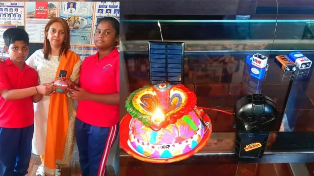 ଦୀପ ଜଳିବ, ବାଣ ଭଳି ଶବ୍ଦ ବି ହେବ, ୧୨ ବର୍ଷର ଝିଅ ପ୍ରସ୍ତୁତ କଲେ ନିଆରା ଦୀପ