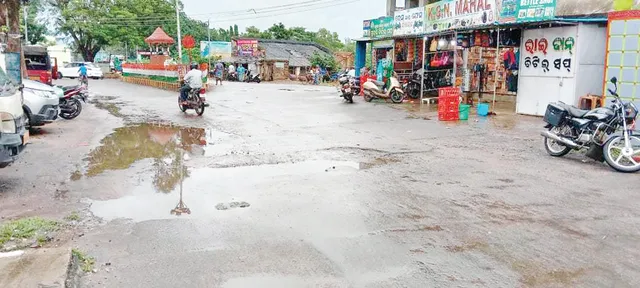 ଏତେ ବେପରୁଆ? ପାର୍ବଣରେ ବି ସୁଧୁରିଲାନି ପରିମଳ, ରାସ୍ତା ସାରା ଖାଲ,ପଚପଚ