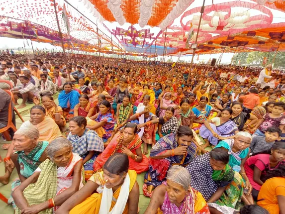 ନବରଙ୍ଗପୁର: ନବରଙ୍ଗପୁର ଜିଲ୍ଲାର ଜଟାବାଲଠାରେ କଂଗ୍ରେସର ବିଶାଳ ସମାବେଶ