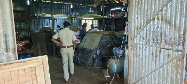 ହାବିଲଦାର ପ୍ରସନ୍ନ ବେହେରାଙ୍କ ଫର୍ଣ୍ଣିଚର ୱାର୍କସପରେ ଧଉଳି ଥାନା ପୁଲିସ ମୁତୟନ