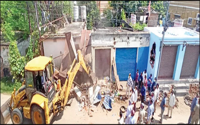 ପୁନାମା ଗେଟ୍‌ରେ ଜବରଦଖଲ ଉଚ୍ଛେଦ