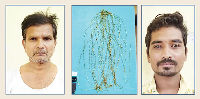 ଅସଲି ସୁନା ଦେଖାଇ ନକଲି ସୁନା ବିକ୍ରି ଉଦ୍ୟମ ପଣ୍ଡ; ୨ ଅନ୍ତଃରାଜ୍ୟ ଠକ ଗିରଫ, ୨କେଜି ନକଲି ସୁନା ଜବତ