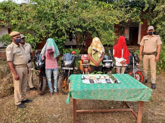 ୯ଲକ୍ଷ ୫୦ ହଜାର ଟଙ୍କାର ବ୍ରାଉନସୁଗାର ଜବତ, ୩ ଗିରଫ 