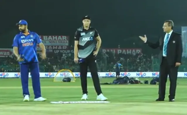 ପ୍ରଥମ ଟି-୨୦: ଟସ ଜିତି ବୋଲିଂ ନିଷ୍ପତ୍ତି ନେଲା ଭାରତ, ପ୍ରଥମେ ବ୍ୟାଟିଂ କରିବ ନ୍ୟୁଜିଲାଣ୍ଡ