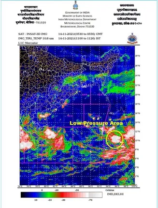 ଦକ୍ଷିଣ ଆଣ୍ଡାମାନ ସାଗରରେ ସୃଷ୍ଟି ହୋଇଥିବା ଲଘୁଚାପ ପ୍ରଭାବରେ ଏସବୁ ଜିଲ୍ଲାରେ ହେବ ବର୍ଷା
