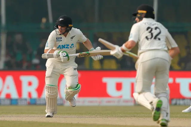 କାନପୁର ଟେଷ୍ଟ : ଭାରତକୁ ନ୍ୟୁଜିଲାଣ୍ଡର ଦୃଢ ଜବାବ, ୨ୟ ଦିବସ ଖେଳ ଶେଷସୁଦ୍ଧା ନ୍ୟୁଜିଲାଣ୍ଡ ୧୨୯/୦