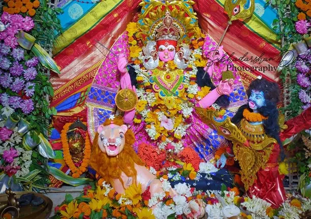 ଭଦ୍ରକ: ସିଂହବାହିନୀ ବେଶରେ ପୂଜା ପାଇଲେ ମା‘ ଭଦ୍ରକାଲି।
