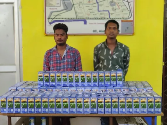 ୧୮ ଲକ୍ଷ ଟଙ୍କାର କୀଟନାଶକ ଜବତ, ୨ ଭାଇ ଗିରଫ