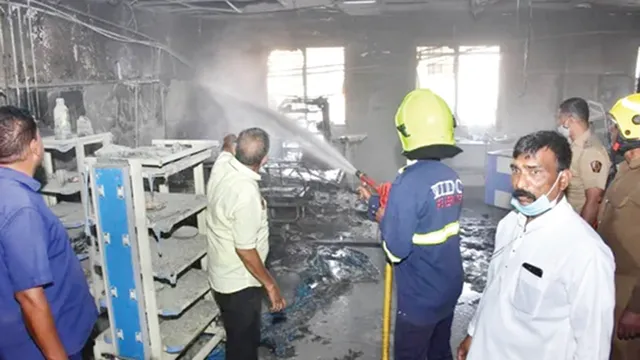 ଆଇସିୟୁରେ ଅଗ୍ନିକାଣ୍ଡ: ୧୧ କୋଭିଡ୍ ରୋଗୀ ମୃତ