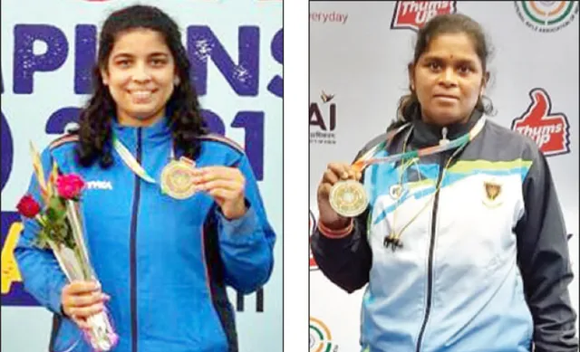 ଜାତୀୟ ବନ୍ଧୁକଚାଳନା: ଶ୍ରୀୟଙ୍କାଙ୍କୁ ସ୍ବର୍ଣ୍ଣ, ସାହେବାଣୀଙ୍କୁ ରୌପ୍ୟ