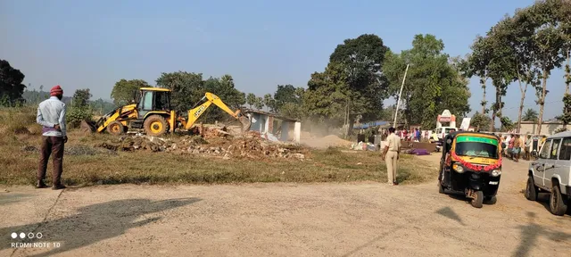 ଛତିଆରେ ଜବରଦଖଲ ଉଚ୍ଛେଦ, ମାଟିରେ ମିଶିଲା ଆବାସ