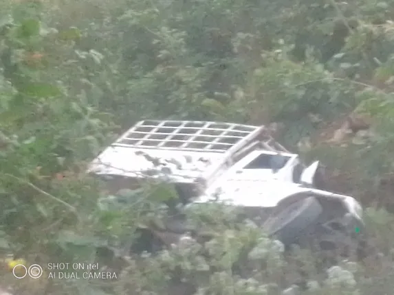 ମହେନ୍ଦ୍ରଗିରି ଶୈବପୀଠରୁ ଫେରୁଥିବା ବେଳେ ଘାଟିରୁ ଖସିଲା ପିକ୍‌ଅପ୍‌ ଭ୍ୟାନ୍‌: ଜଣେ ମୃତ, ୨ ଗୁରୁତର