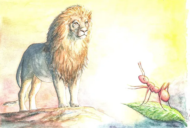 ସିଂହ ଓ ପିମ୍ପୁଡ଼ି