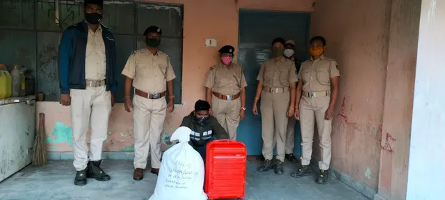 ଗଞ୍ଜେଇ ଜବତ, ବେପାରି ଗିରଫ