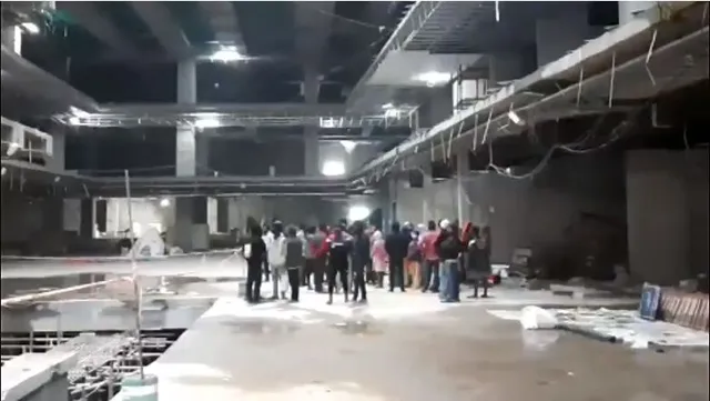 ସପିଂ ମଲ୍‌ ପାଇଁ ନିର୍ମାଣ ଚାଲିଥିଲା; ତିନି ମହଲାରୁ ପଡ଼ି ଶ୍ରମିକ ମୃତ ଓ ଅନ୍ୟ ଜଣେ ଗୁରୁତର ପରେ ଉତ୍ତେଜନା