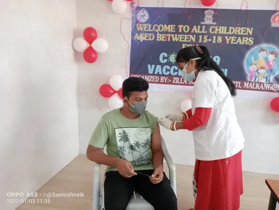 ମାଲକାନଗିରି ଜିଲ୍ଲାରେ କିଶୋରମାନଙ୍କ ଟିକାକରଣ ଆରମ୍ଭ