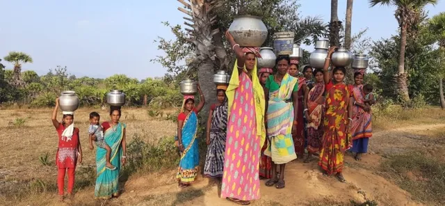 ପାଣି ପାଇଁ ଡହଳ ବିକଳ ତଣ୍ଡାପାଲୀବାସୀ, ଚାଲୁଛନ୍ତି ମାଇଲ ମାଇଲ ବାଟ