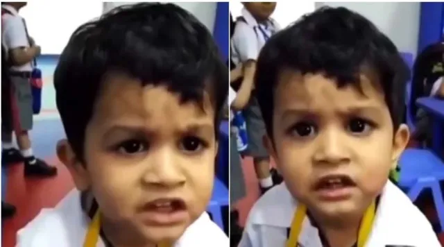 ଦେଖନ୍ତୁ କିପରି 'ଗୁଲାବି ଆଖେଁ ଜୋ ତେରି ଦେଖି' ଗୀତ ଗାଇ ଶିକ୍ଷୟିତ୍ରୀଙ୍କୁ ପ୍ରଭାବିତ କରିବାକୁ ଚେଷ୍ଟା କରୁଛି ଶିଶୁ