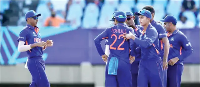 ୧୯ ବର୍ଷରୁ କମ୍‌ ବିଶ୍ବକପ୍‌: ଦକ୍ଷିଣ ଆଫ୍ରିକାକୁ ୪୫ ରନ୍‌ରେ ପରାସ୍ତ କଲା ଭାରତ