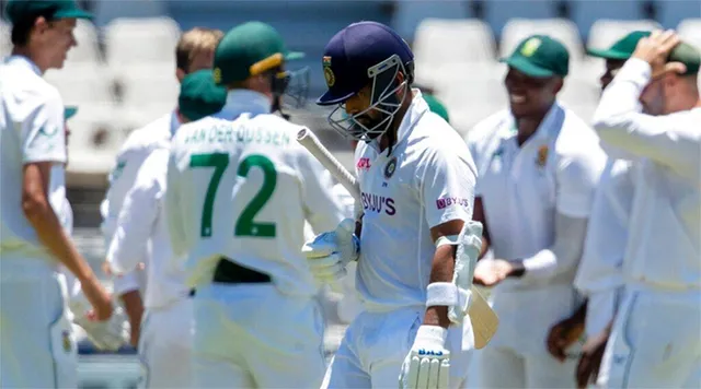 ଦକ୍ଷିଣ ଆଫ୍ରିକା ଭାରତ ଟେଷ୍ଟ୍‌ ଶୃଙ୍ଖଳା: ଭାରତ ୨୦୨ରେ ଅଲ୍‌ଆଉଟ୍‌