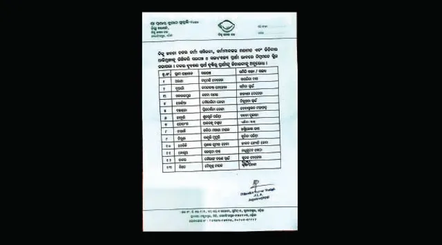 ବିଧାୟକଙ୍କ ପ୍ୟାଡ୍‌ରେ ପ୍ରାର୍ଥୀ ତାଲିକା ଘୋଷଣା