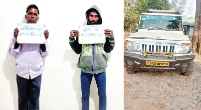 ନୂଆବର୍ଷରେ ଭିତରକନିକାରୁ ବାରହା ଶିକାର, ବୋଲେରୋ ଜବତ, ୩ ଗିରଫ