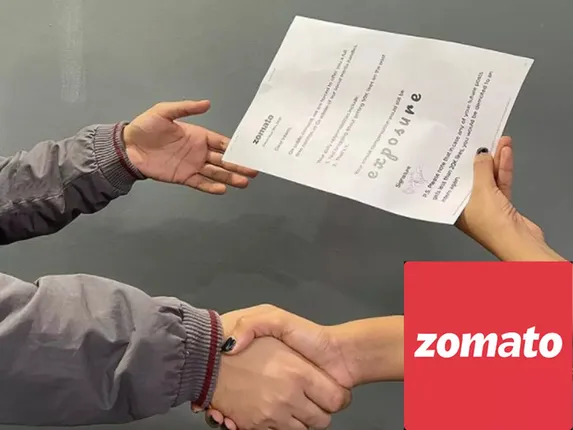 ଗ୍ରାହକଙ୍କ ଯୋଗୁଁ ଜୋମାଟୋରେ ଚାକିରି ପାଇଲେ ଯୁବକ