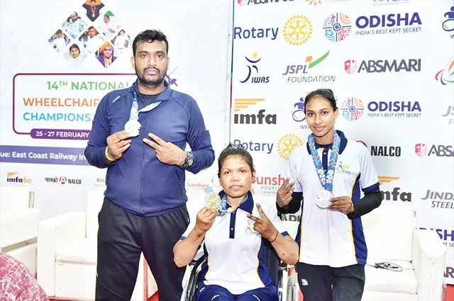 ଜାତୀୟ ହୁଇଲ୍‌ଚେୟାର ଫେନ୍‌ସିଂ : ପୂଜାସ୍ବିନୀଙ୍କୁ ସ୍ବର୍ଣ୍ଣ: ଓଡ଼ିଶାକୁ ୫ ପଦକ