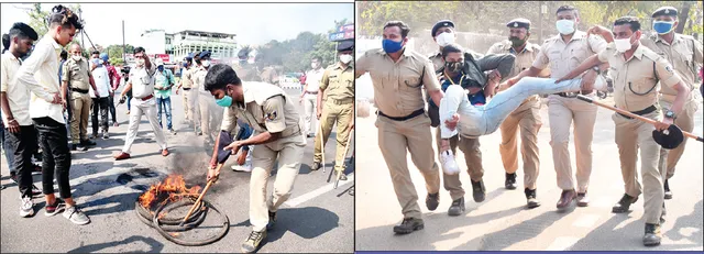 ଯୁକ୍ତ୨ ପରୀକ୍ଷା ବାତିଲ୍ ଦାବି: ଟାୟାର ଜାଳି ରାସ୍ତା ଅବରୋଧ, ମନ୍ତ୍ରୀଙ୍କ ବାସଭବନରେ ଧସେଇ ପଶିବା ବେଳେ ଗିରଫ କଲା ପୁଲିସ