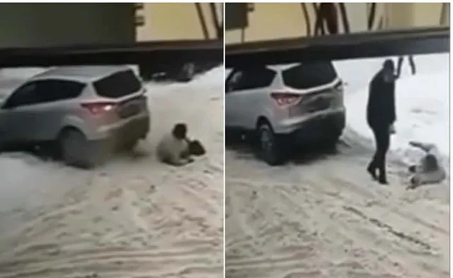 ବୃଦ୍ଧାଙ୍କ ଉପରେ ଦୁଇଥର କାର ଚଢ଼ିଯିବା ପରେ ବି ବଞ୍ଚିଗଲା ଜୀବନ: ଦେଖନ୍ତୁ ଭିଡିଓ