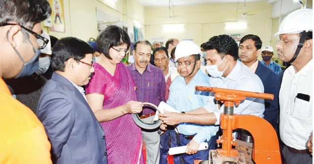 ଖଡ଼ଗପୁର ୱାର୍କସପ୍‌ର ବାର୍ଷିକ ଯାଞ୍ଚ କଲେ ଦକ୍ଷିଣ ପୂର୍ବ ରେଳବାଇ ମହା ପ୍ରବନ୍ଧକ