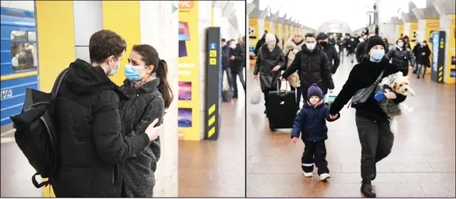 ଜୀବନ ରକ୍ଷା ପାଇଁ ୟୁକ୍ରେନ୍‌ବାସୀଙ୍କ ସଂଘର୍ଷ: ଭୂତଳ ମେଟ୍ରୋ ଷ୍ଟେସନ୍‌ ଏବେ ଆଶ୍ରୟସ୍ଥଳ, ପ୍ରାଣ ବିକଳରେ ଲୋକେ ସହର ଛାଡ଼ୁଛନ୍ତି