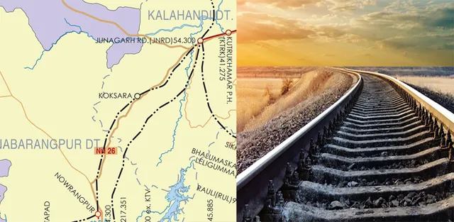 ଅନିଶ୍ଚିତତା ମଧ୍ୟରେ ଜୁନାଗଡ଼-ନବରଂଗପୁର ରେଳ ପ୍ରକଳ୍ପ: କିଏ ନିର୍ମାଣ କରିବ, କେଉଁ ବାଟୁ ଯିବ ଚିତ୍ର ସ୍ପଷ୍ଟ ନୁହେଁ
