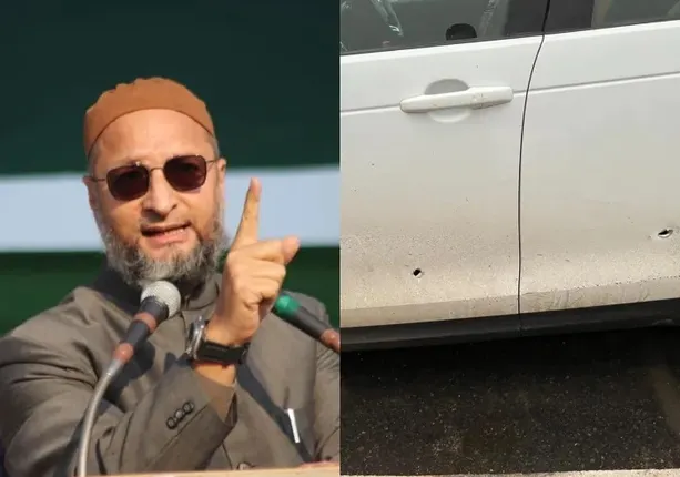 ମିରଟରୁ ଫେରୁଥିବା ବେଳେ ଓୱେସିଙ୍କ ଗାଡ଼ି ଉପରକୁ ଗୁଳିମାଡ଼, ଫଟୋ ଟ୍ବିଟ କରି ଦେଲେ ସୂଚନା