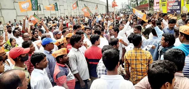 ଅଭିଯୁକ୍ତକୁ ଗିରଫ ଦାବିରେ ଥାନା ଘେରିଲା ବିଜେପି