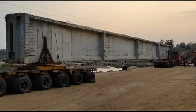 ଆରମ୍ଭରୁ ବାଘନଦୀ ପୋଲ ଗାର୍ଡର ଭାଙ୍ଗିଲା