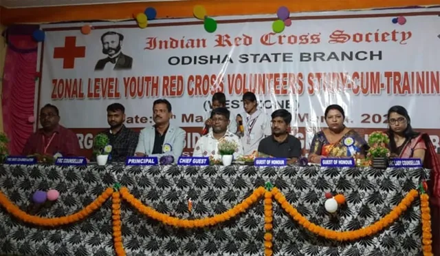 ପଶ୍ଚିମ ଜୋନ୍‌ସ୍ତରୀୟ ଯୁବ ରେଡ୍‌କ୍ରସ ସ୍ବେଚ୍ଛାସେବୀ ତାଲିମ ଶିବିର